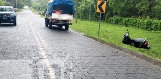 Foto: Accidente de tránsito deja a una mujer herida en Moyogalpa, Isla de Ometepe/TN8