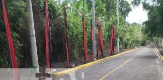 Obras de adoquinamiento en Ometepe