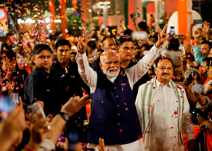 Foto: Modi arrasa en elecciones /cortesía 