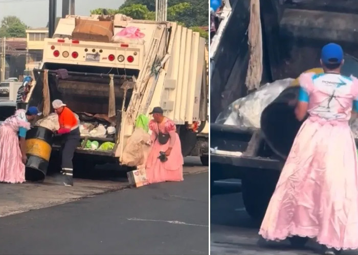 Virales por trabajar vestidos de princesas