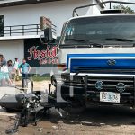 Foto: Accidente deja a motociclista ingresado en una sala del hospital de Jalapa / TN8