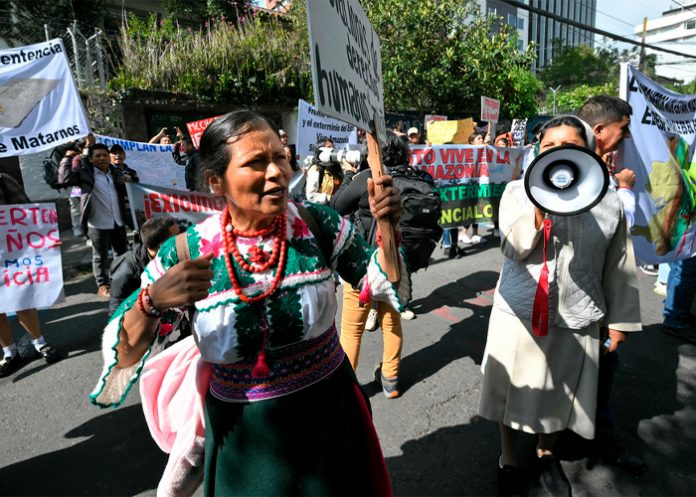 Foto: Protestas en Quito Ecuador /cortesía