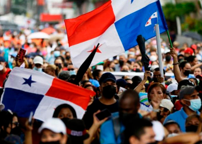 Foto: Protestas en Panamá /cortesía 