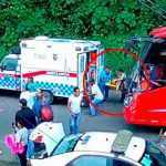 Foto: Bus arremete a heridos y paramédicos que atendían emergencia en Ecuador / Cortesía