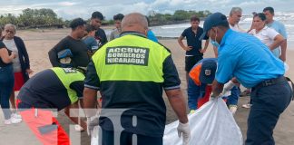 Foto: Adolescente muere ahogado en Playa Nahualapa del El Viejo, Chinandega / TN8