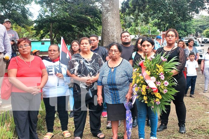 Foto: Militancia sandinista en Carazo rinde homenaje a héroes de la paz/TN8