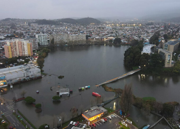 4.000 damnificados por intenso temporal en Chile