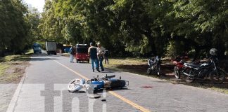 Foto: Accidente en la Isla de Ometepe /cortesía