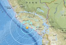 Sismo de magnitud 6,3 sacude el sur de Perú