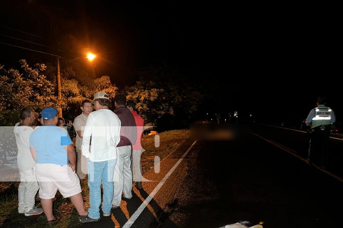 Foto: Muere arrollado por un vehículo que se dio a la fuga, en San Patricio, Chontales / TN8