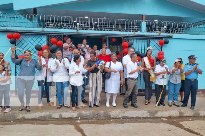 Cuatro barrios de Bluefields celebran remodelación de puesto de salud