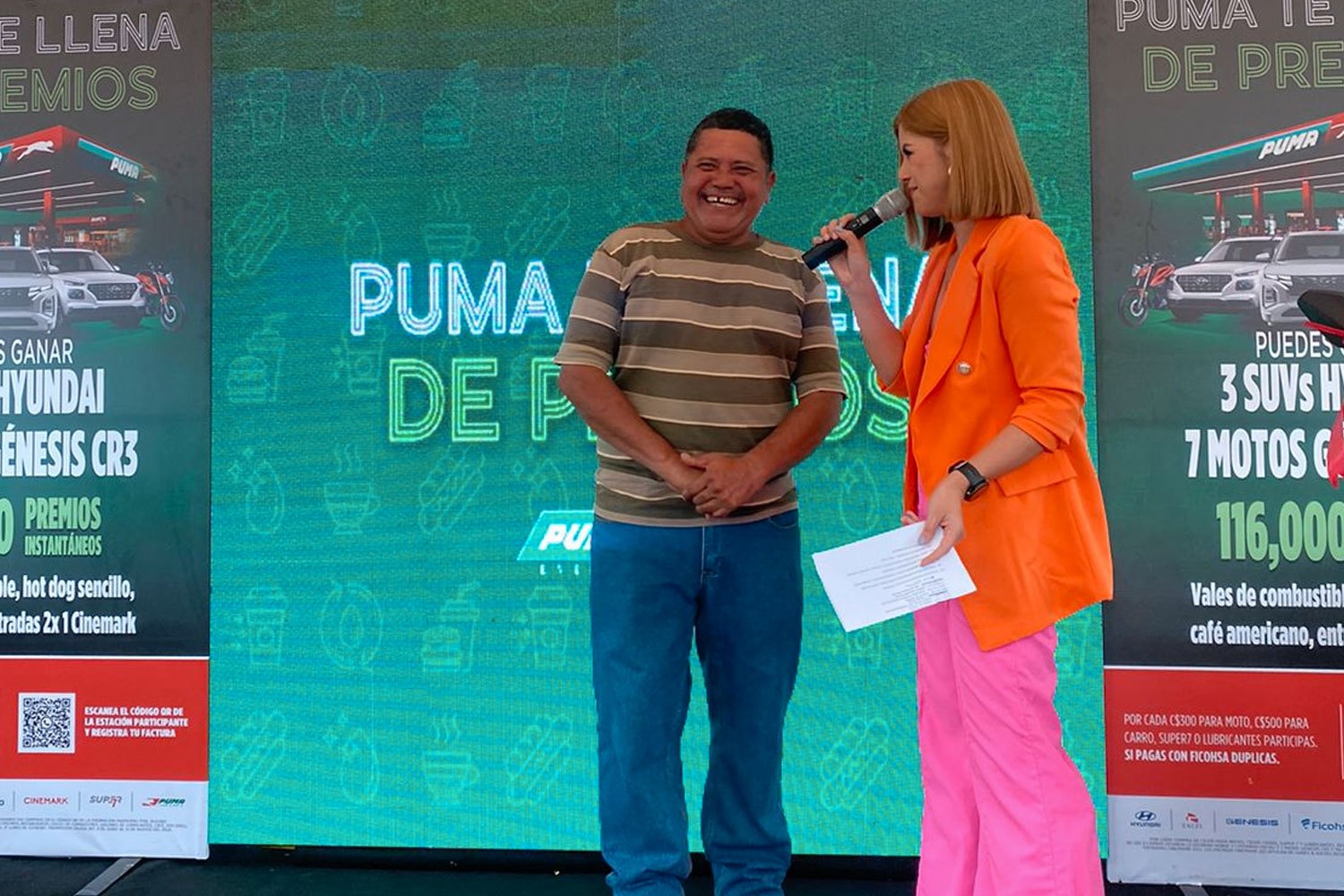 Foto: Puma te llena de premios entrega motocicleta Génesis CR3 al primer ganador oficial / Cortesía