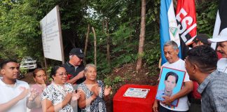 Foto: Inauguran monumento a Luis Salvador Jiménez Sandoval en Nandaime/TN8