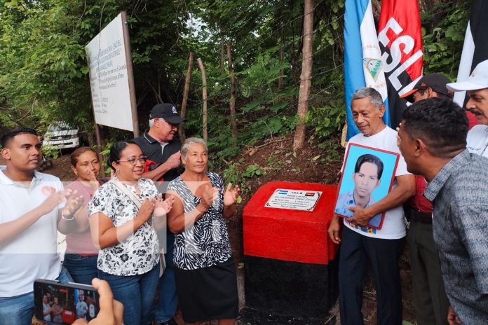 Foto: Inauguran monumento a Luis Salvador Jiménez Sandoval en Nandaime/TN8