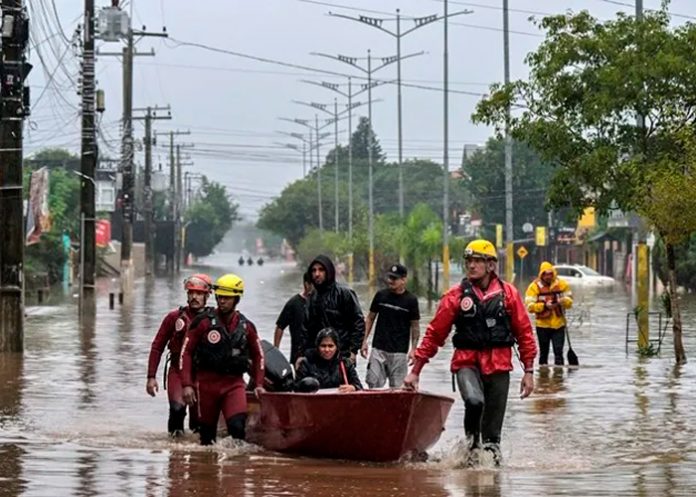 Foto: Inundaciones en Brasil  /cortesía