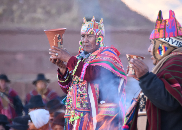 Foto: Bolivia festeja el año nuevo /cortesía 