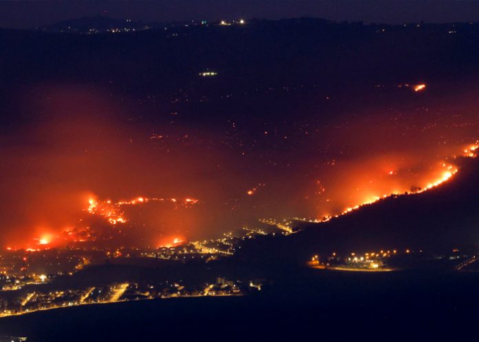 Foto: Incendios en Israel /cortesía