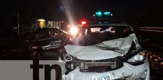 Foto: Taxista muere tras brutal impacto en el km 21 ½ de la Carretera Nueva a León/TN8