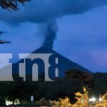 Autoridades confirman desgasificación natural del Volcán Concepción en Ometepe