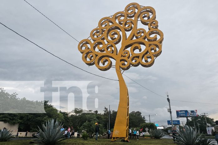Foto: ¡Managua brilla! ENATREL inaugura 16 nuevos Árboles de la Vida en la Capital/TN8