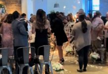 Foto: Novia sufre tremendo susto en su boda /cortesía