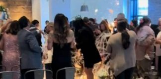 Foto: Novia sufre tremendo susto en su boda /cortesía