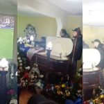 Foto: Partido de futbol en pleno funeral /cortesía