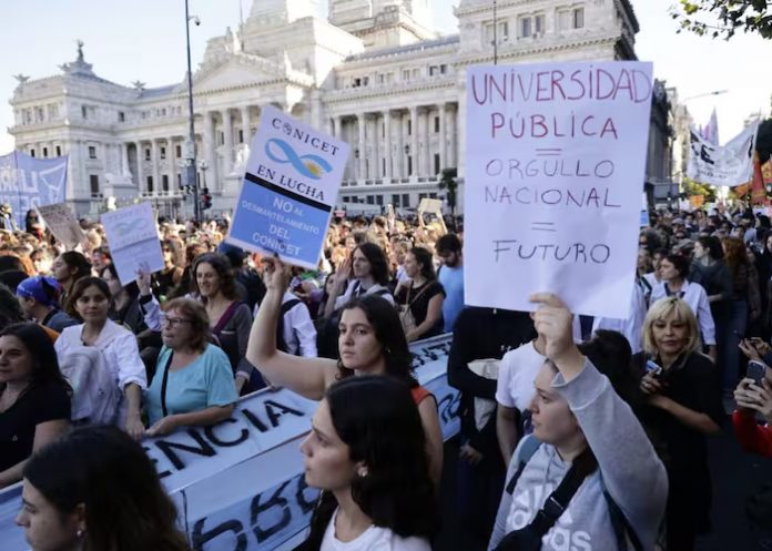 Foto: Protestas en Argentina /cortesía