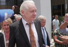 Jueza deja en libertad a Assange y parte hacia Australia