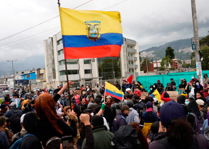 Foto: Protestas en Quito Ecuador /cortesía 