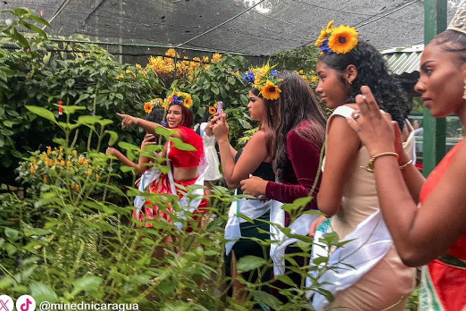 Foto: Elección de la Reina de la Madre Tierra en el Concurso de Escuelas Verdes/Cortesía