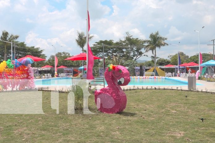 Foto: Familias de Estelí inauguran dos piscinas en el Parque de la Familia y la Comunidad/TN8