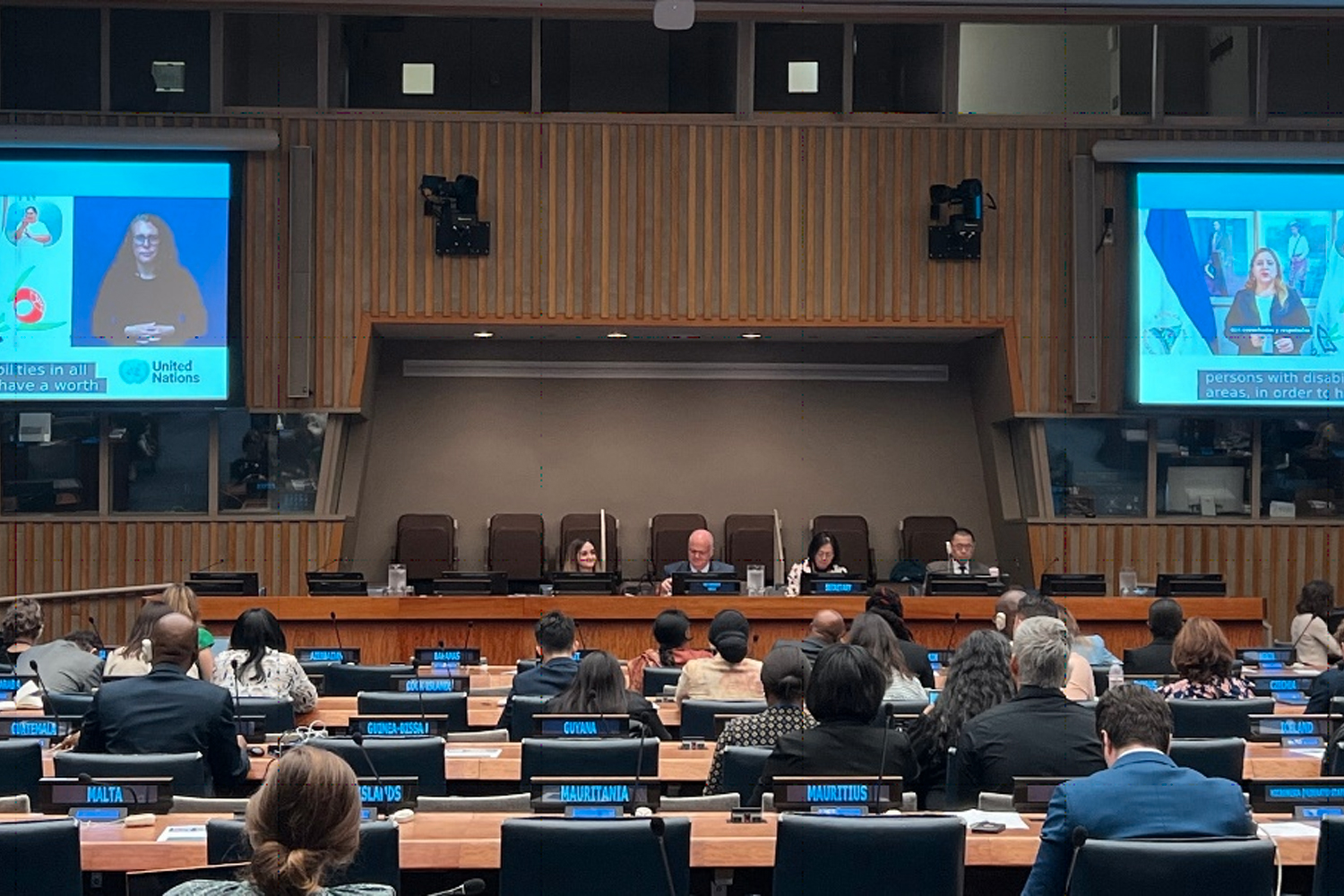 Foto: Celebran la 17ª reunión sobre derechos de las personas con discapacidad / Cortesía