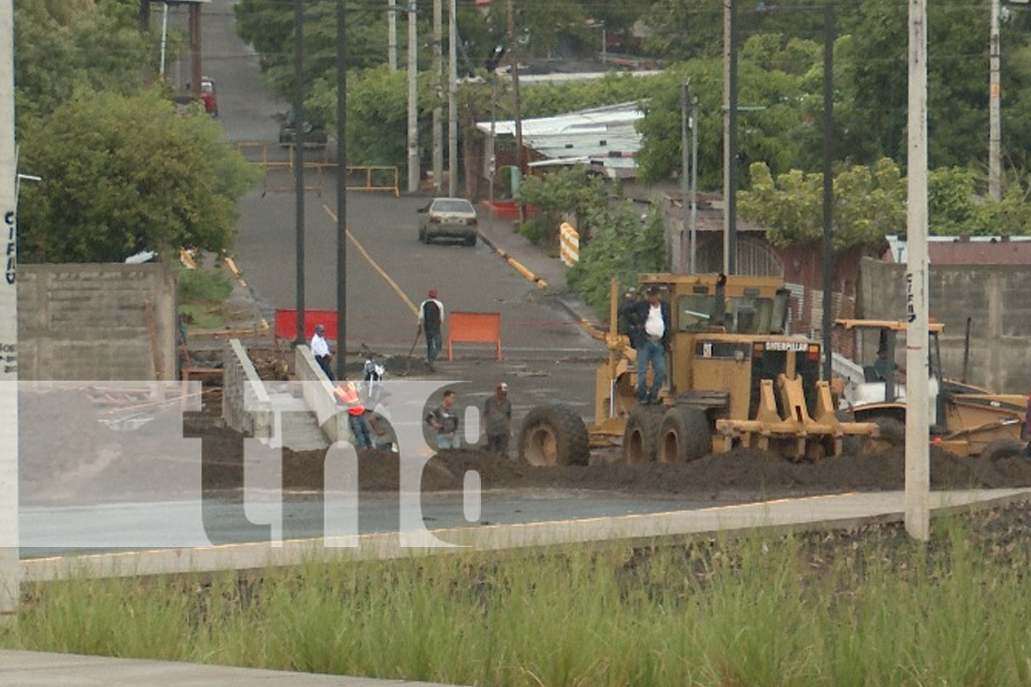 Foto: Construcción de nuevos carriles y rotonda en Ciudad Sandino ayuda a descongestionar tráfico vehicular / TN8