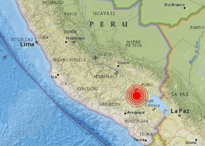 Sismo de magnitud 6,3 sacude el sur de Perú