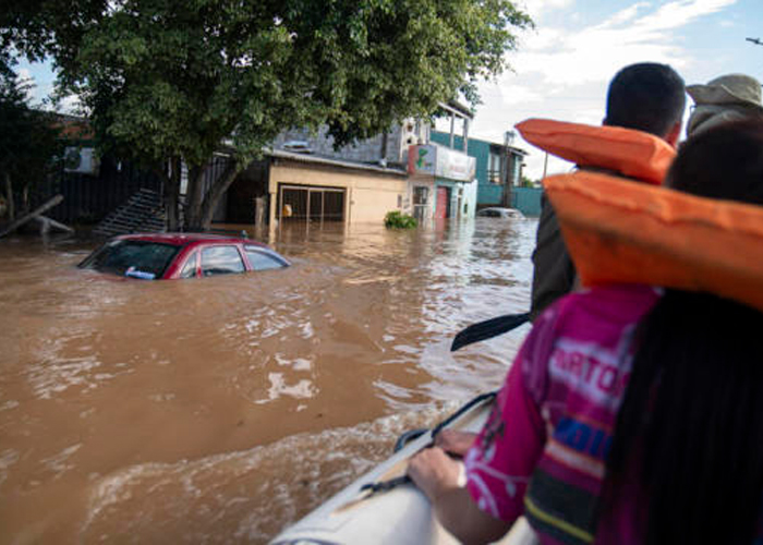 Foto: Inundaciones en Brasil  /cortesía 