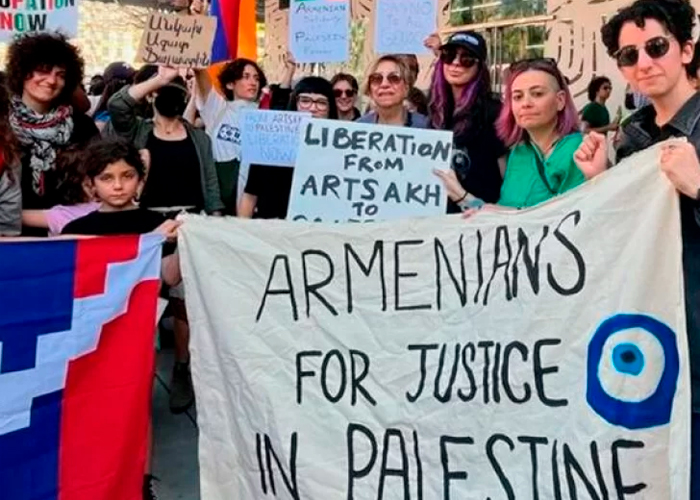 Foto: Armenia apoya a Palestina /cortesía 