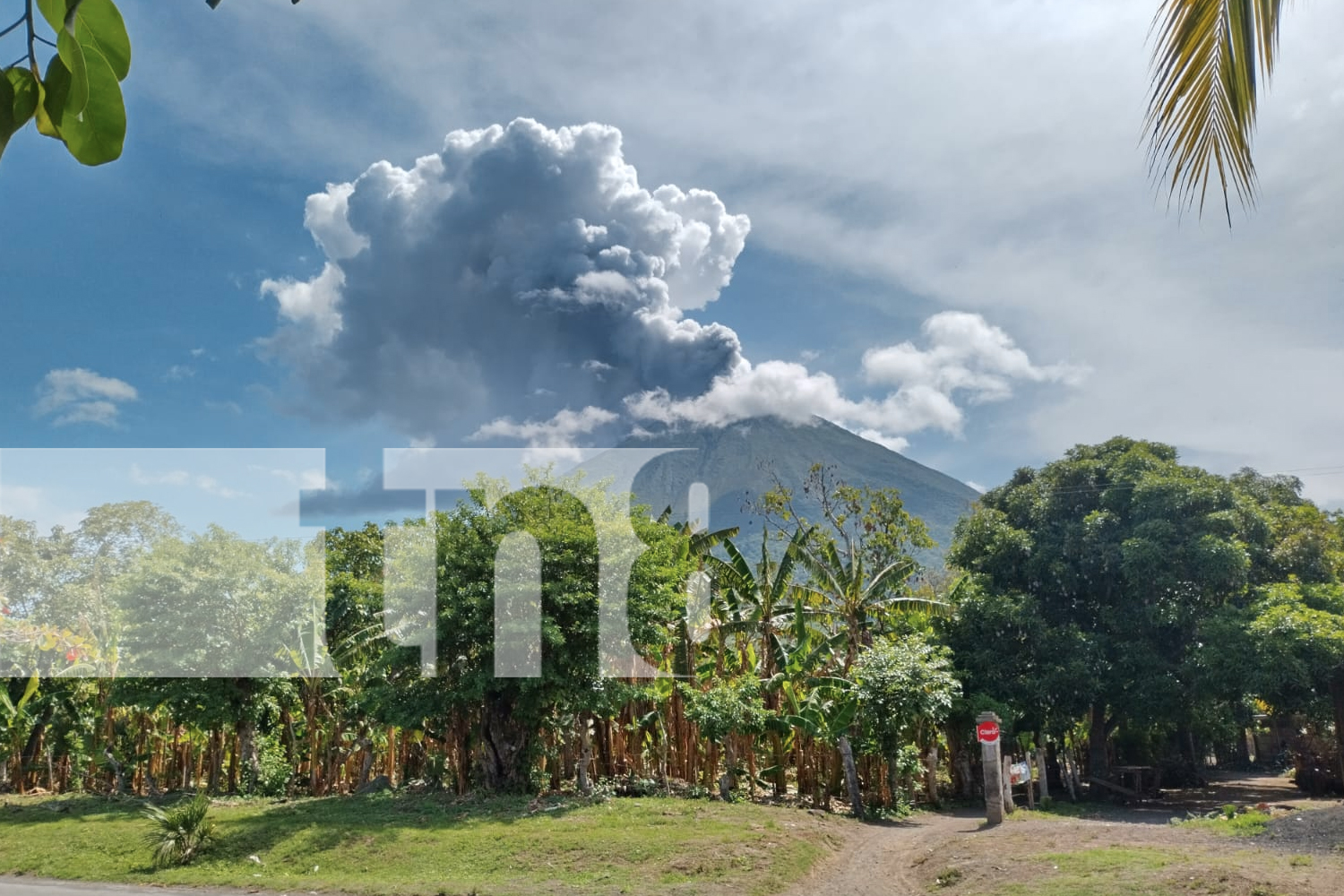 Autoridades confirman desgasificación natural del Volcán Concepción en Ometepe