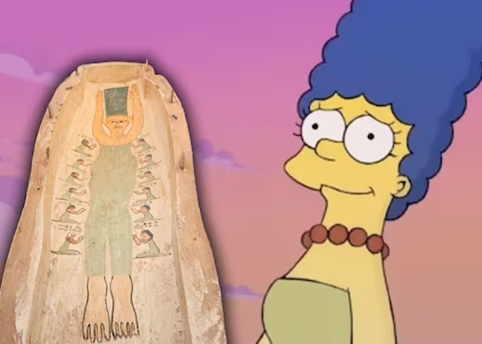 Foto: ¿Marge Simpson en antiguo Egipto? /cortesía 