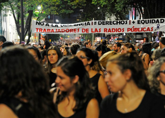 Foto: Protestas en Uruguay /cortesía