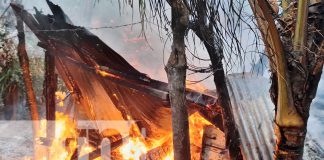 Foto: Incendio devasta vivienda en Río Blanco: Familia escapa a tiempo del siniestro/TN8