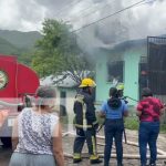 Foto: Incendio destruye vivienda de directora de albergue en Somoto/ TN8