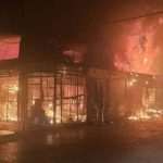 Foto: Devastador incendio de mercado en Tailandia /Cortesía