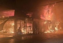 Foto: Devastador incendio de mercado en Tailandia /Cortesía