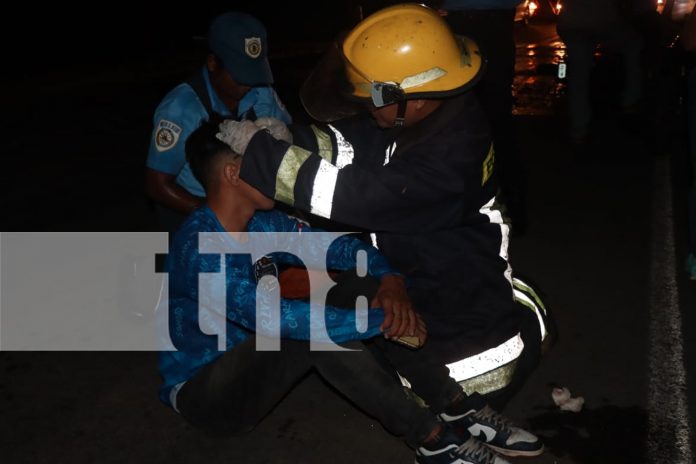 Foto: Accidente de tránsito en carretera León-Poneloya deja fuertes daños materiales/TN8