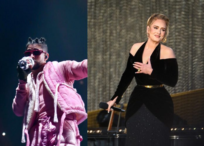 Foto: Adele se declara fanática de Bad Bunny /Cortesía