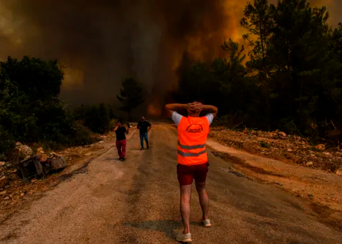 Foto: Incendios en Turquía /cortesía