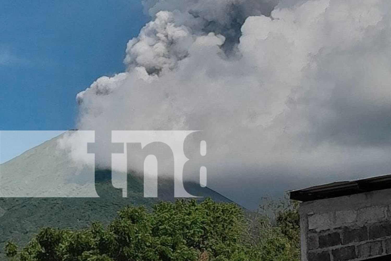 Autoridades confirman desgasificación natural del Volcán Concepción en Ometepe