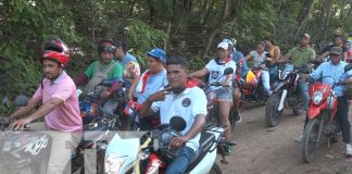 Foto: Multitudinaria caminata en saludo al 45/19 en una comunidad rural de Nandaime/TN8