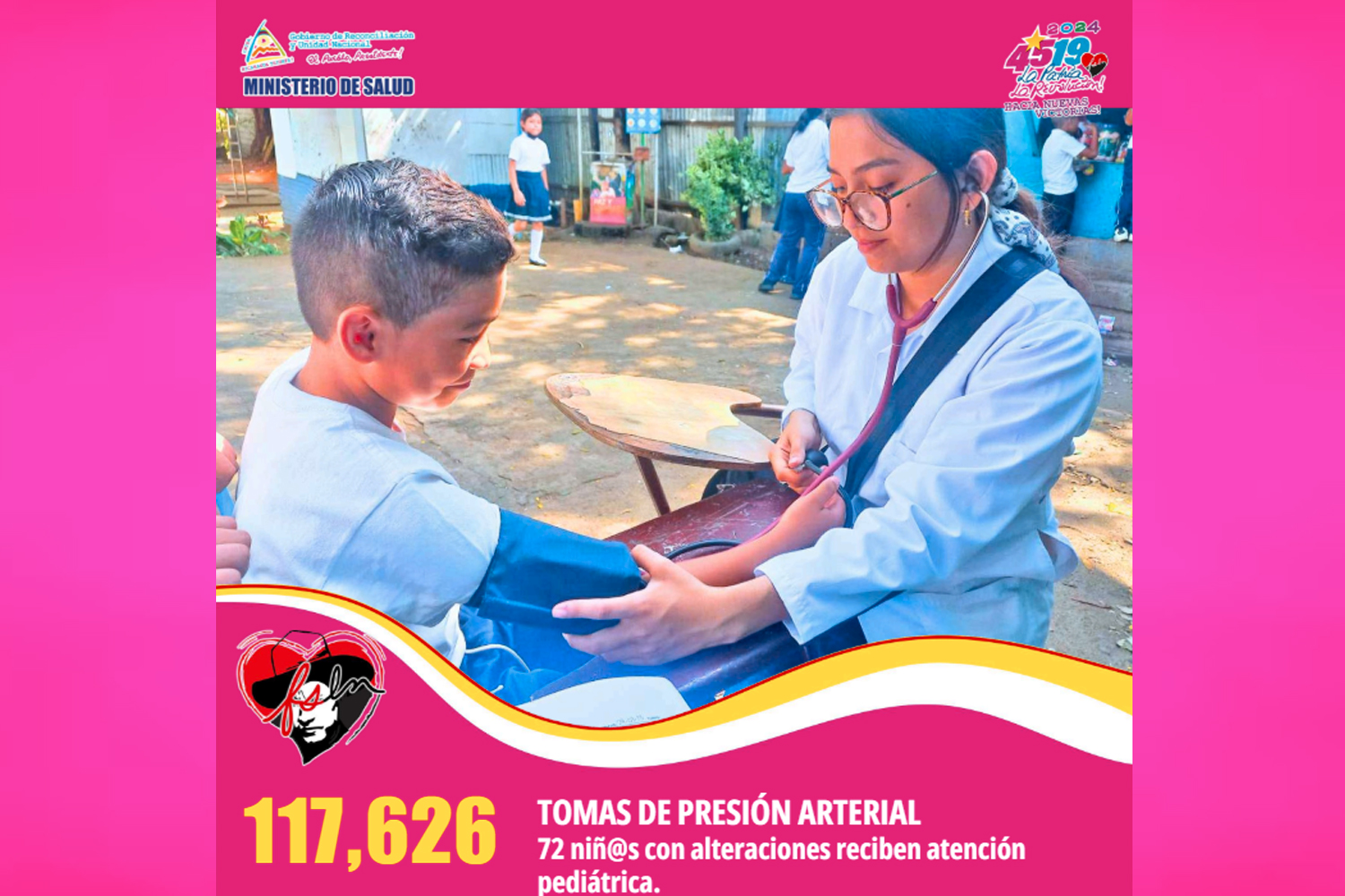 Foto:Más de 679 mil atenciones en Salud con el Plan Nacional “Escuelas Saludables”/Cortesía